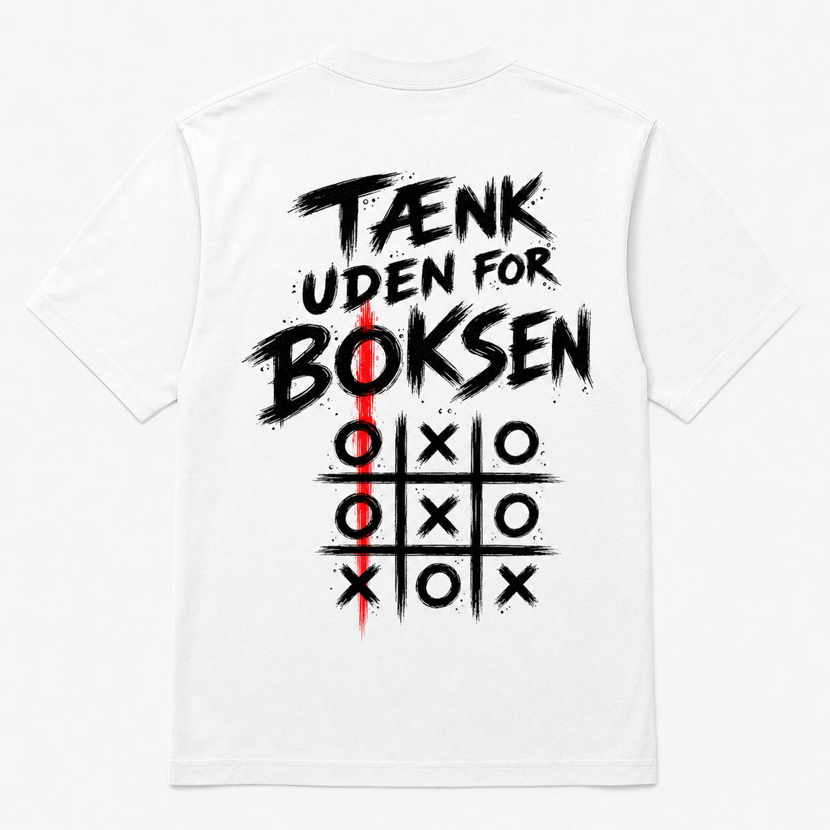 Tænk ud af boksen – Sjov t-shirt