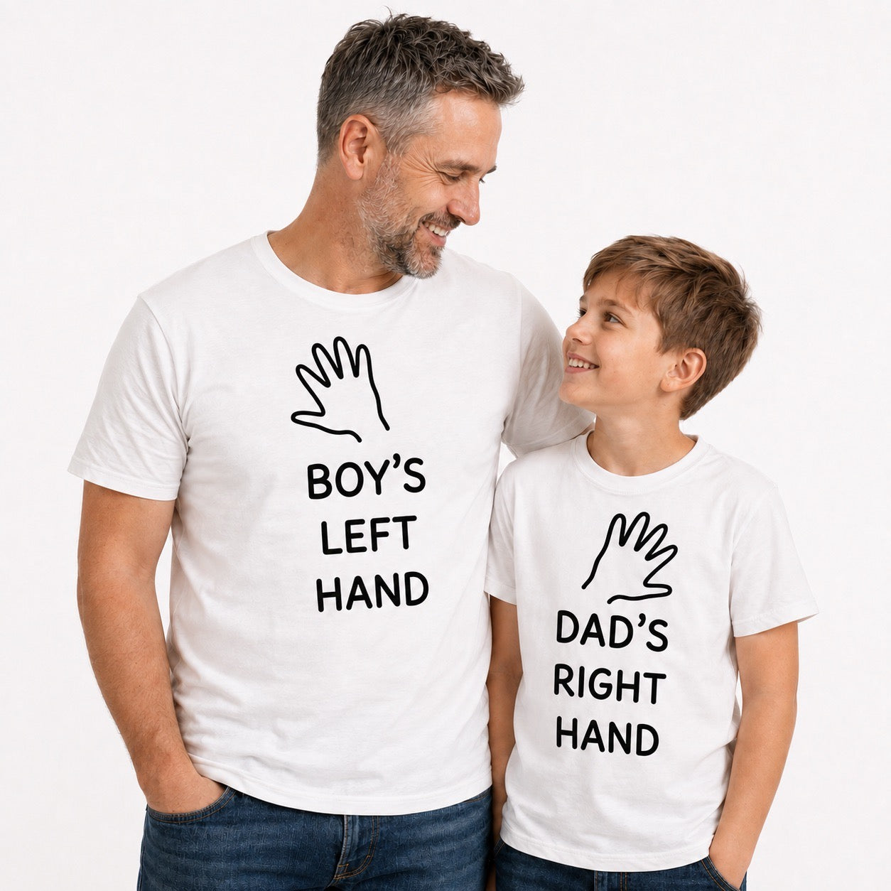Mini-Match® – Boy’s Left Hand & Dad’s Right Hand