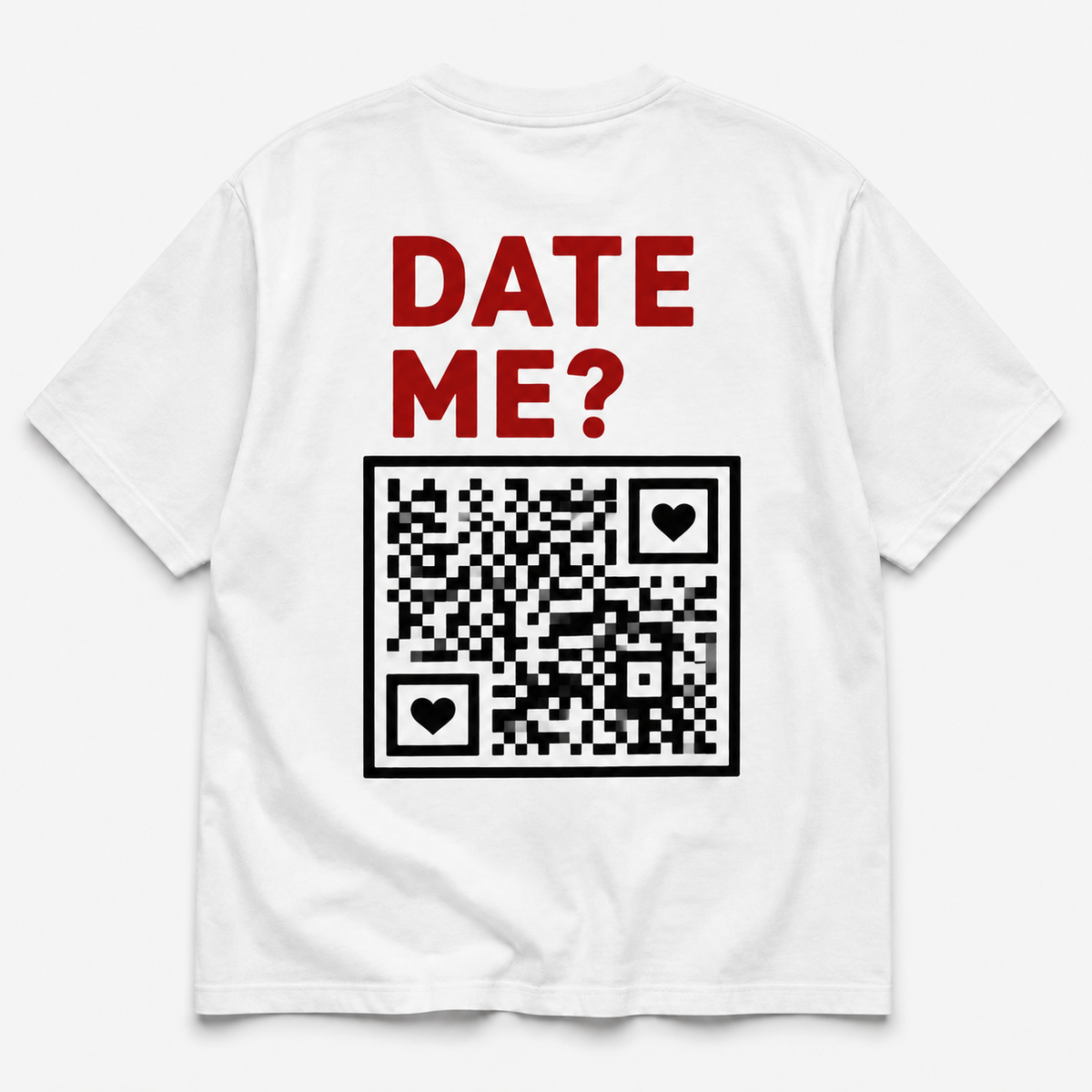 Date Me? – T-shirt with QR Code