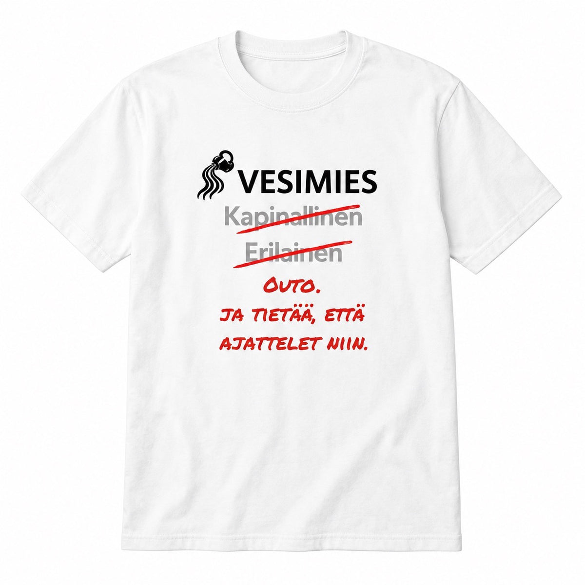 Vesimies horoskooppi-T-paita – Outo