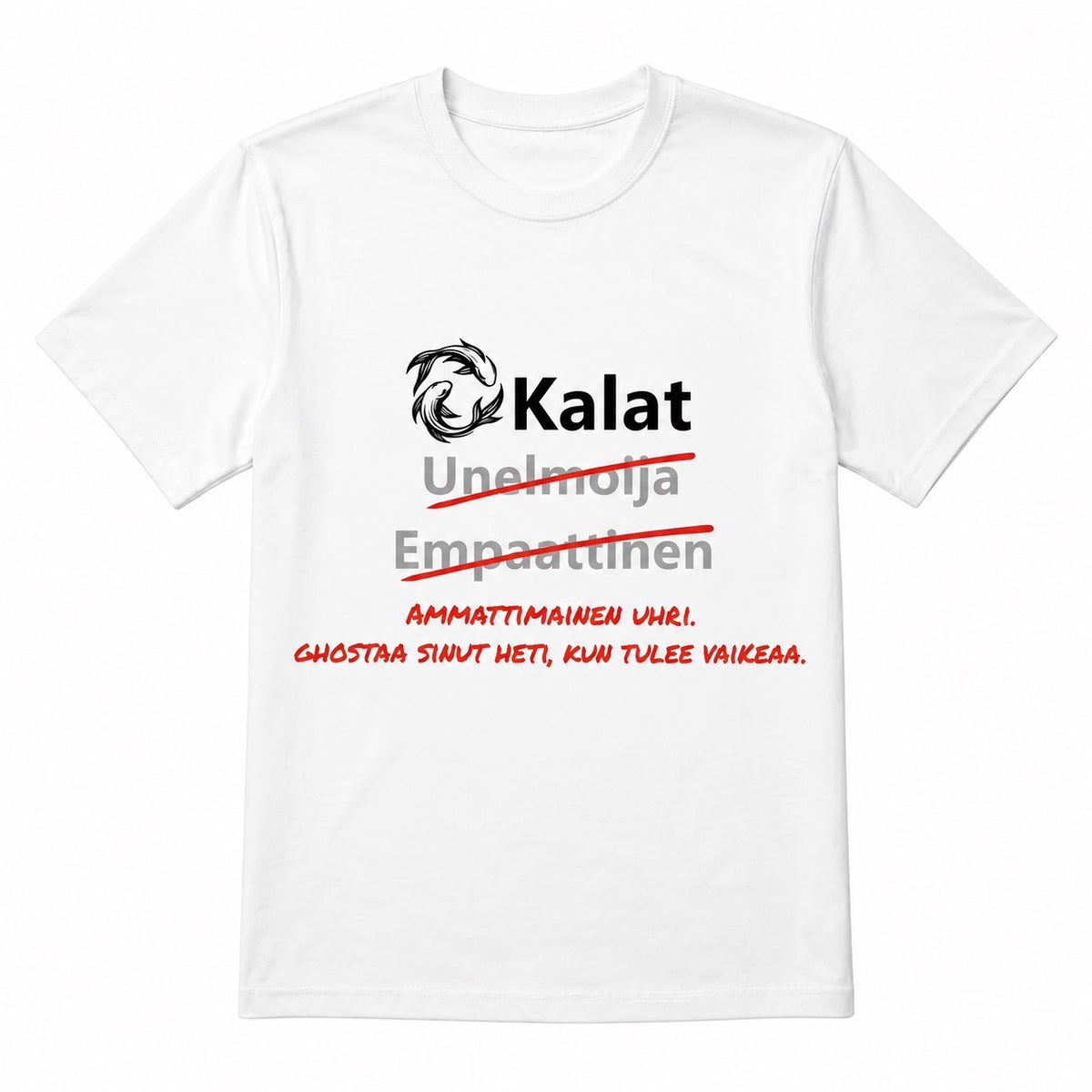 Kalat horoskooppi-T-paita – Ammattimainen uhri