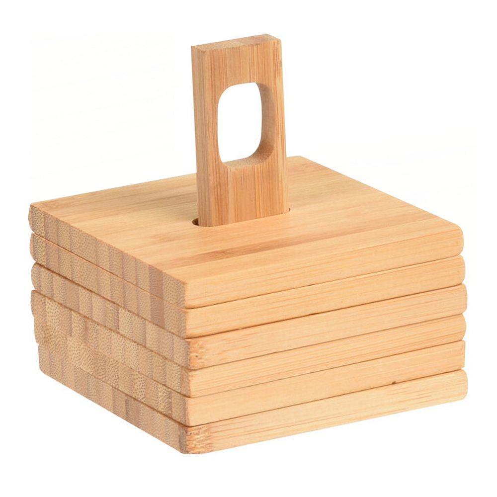 Glasunderlägg Bambu (6st)