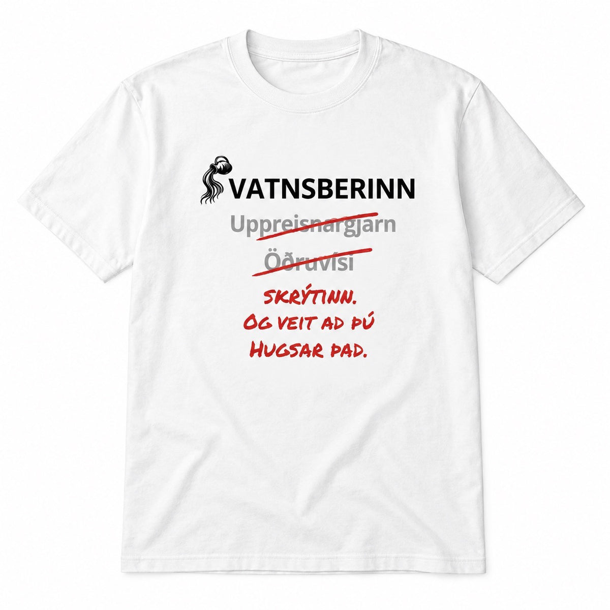 Vatnsberinn stjörnuspárbolur – Skrýtinn