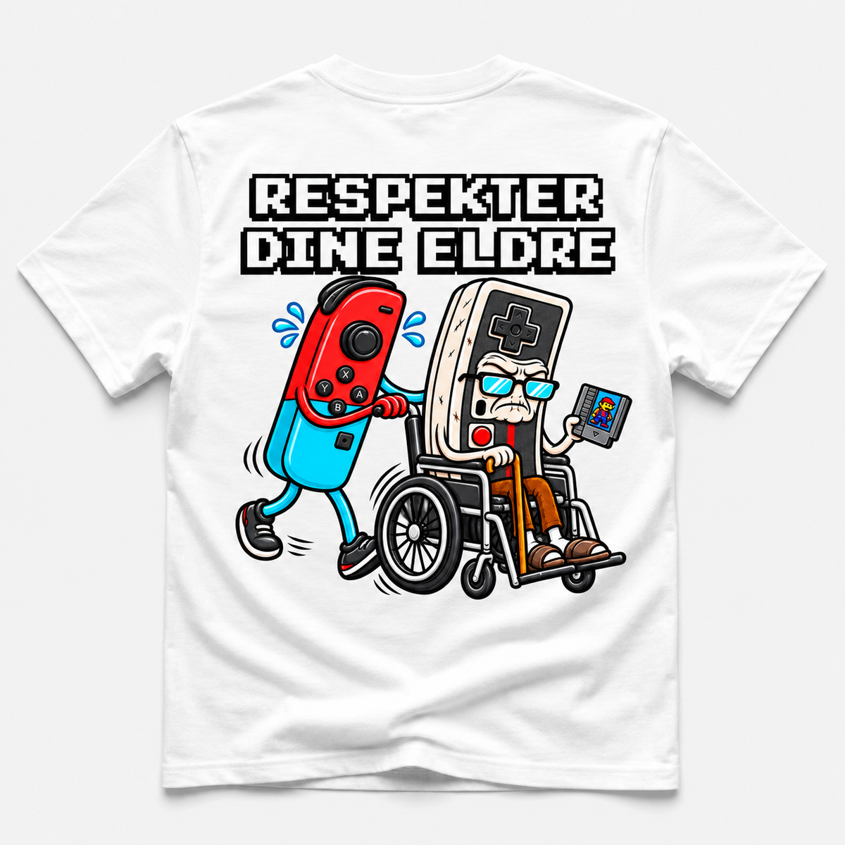 Respekter de eldre – Retro gaming T-skjorte