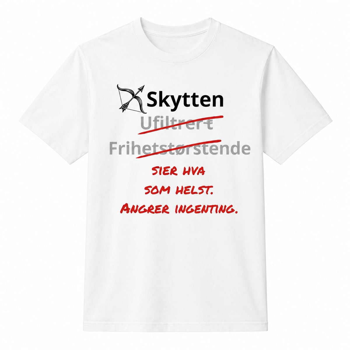 Skytten horoskop t-skjorte – Sier hva som helst