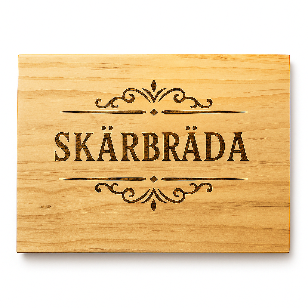 Skärbräda Furu - 38x26 cm