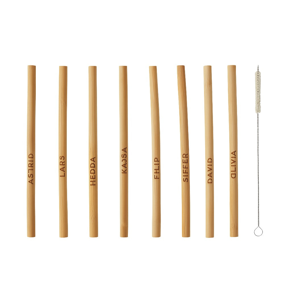 Sugrör Bambu - 8st
