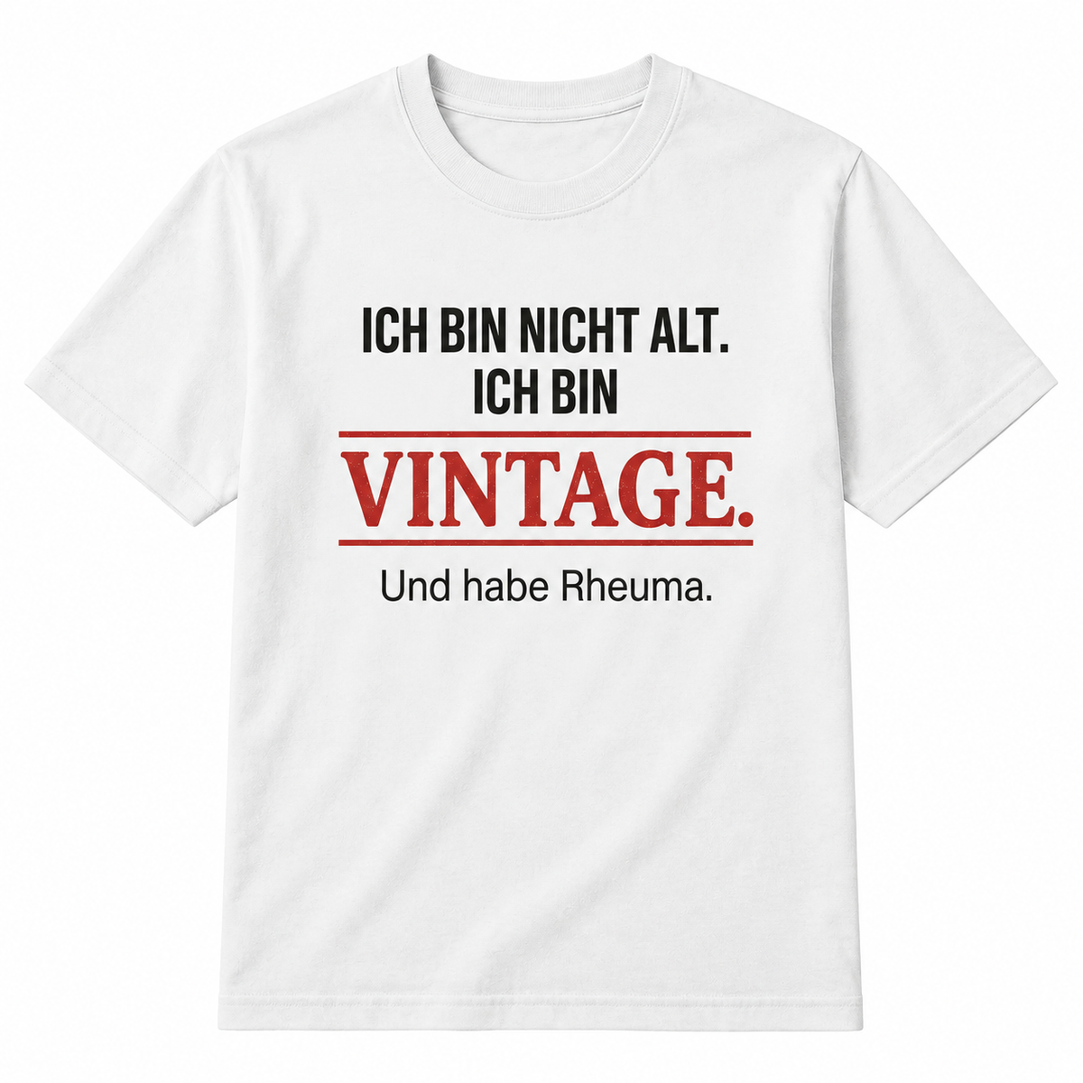 Vintage T-Shirt – Ich bin nicht alt, ich bin Vintage