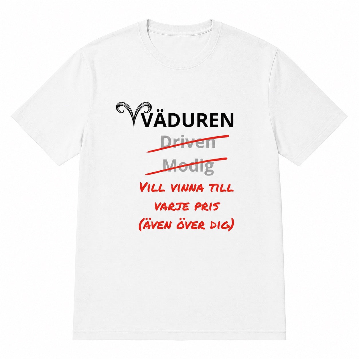 Väduren horoskop t-shirt – Vill vinna till varje pris
