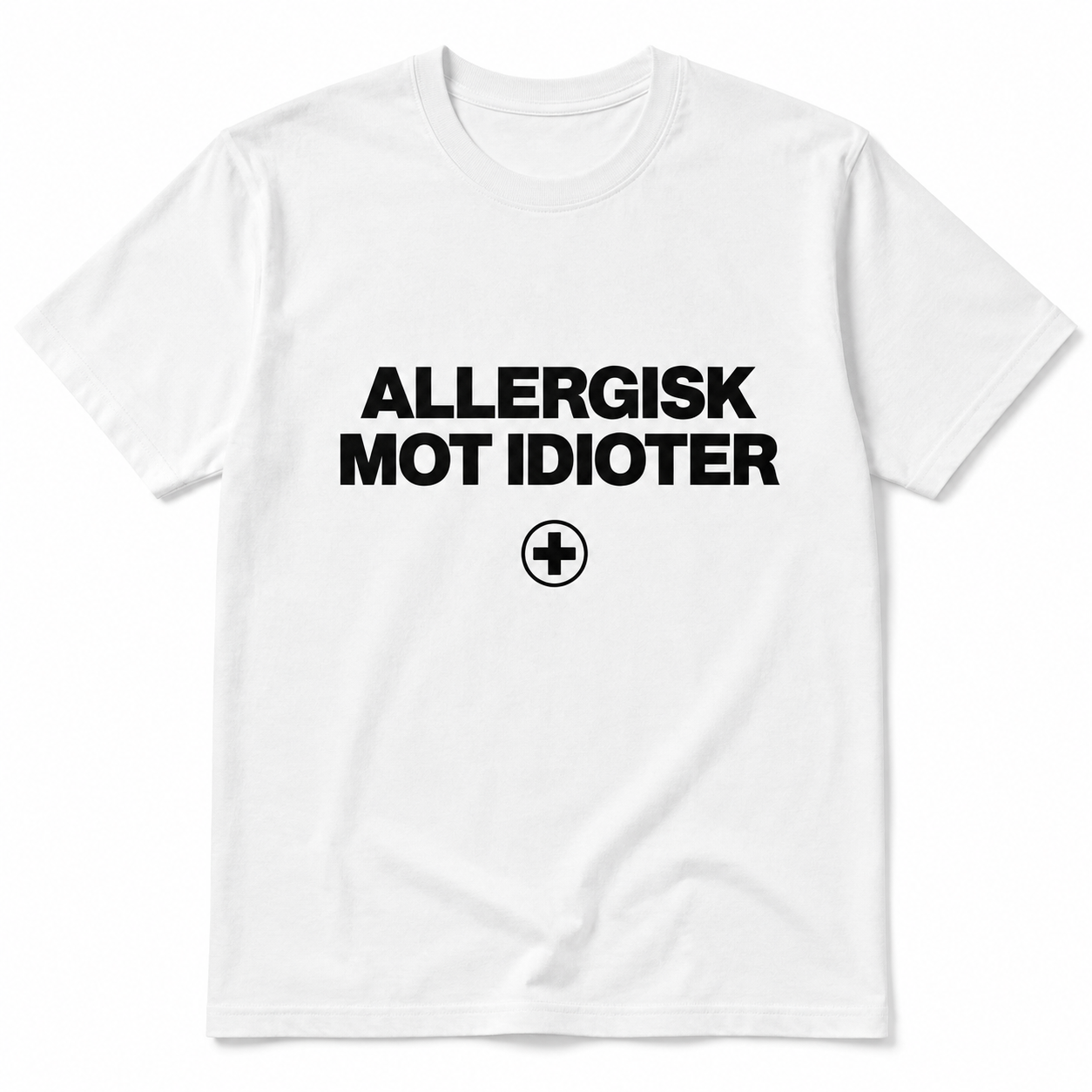 Allergic to Idiots – Funny T-shirt (multiple designs)