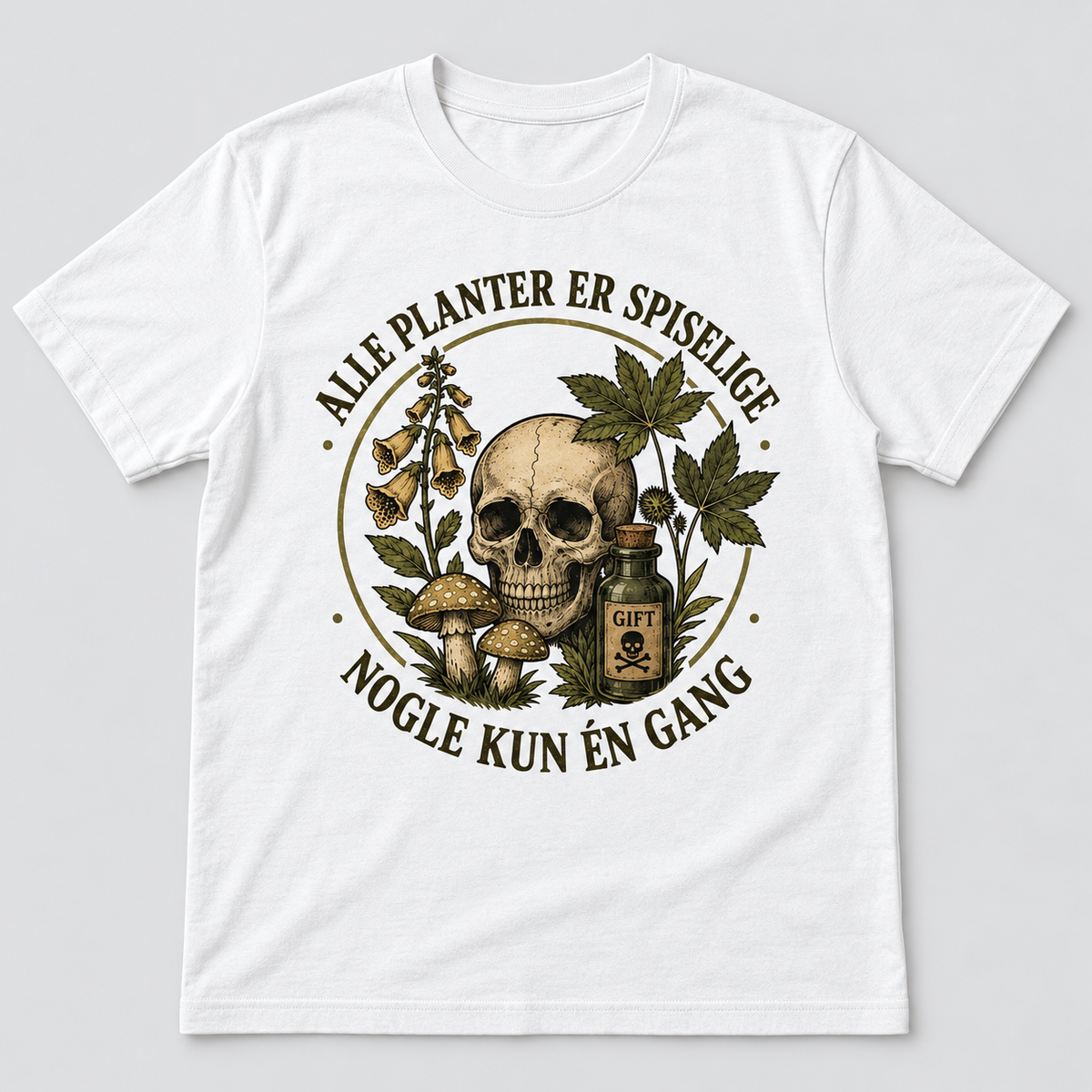 Alle planter er spiselige – Sjov t-shirt