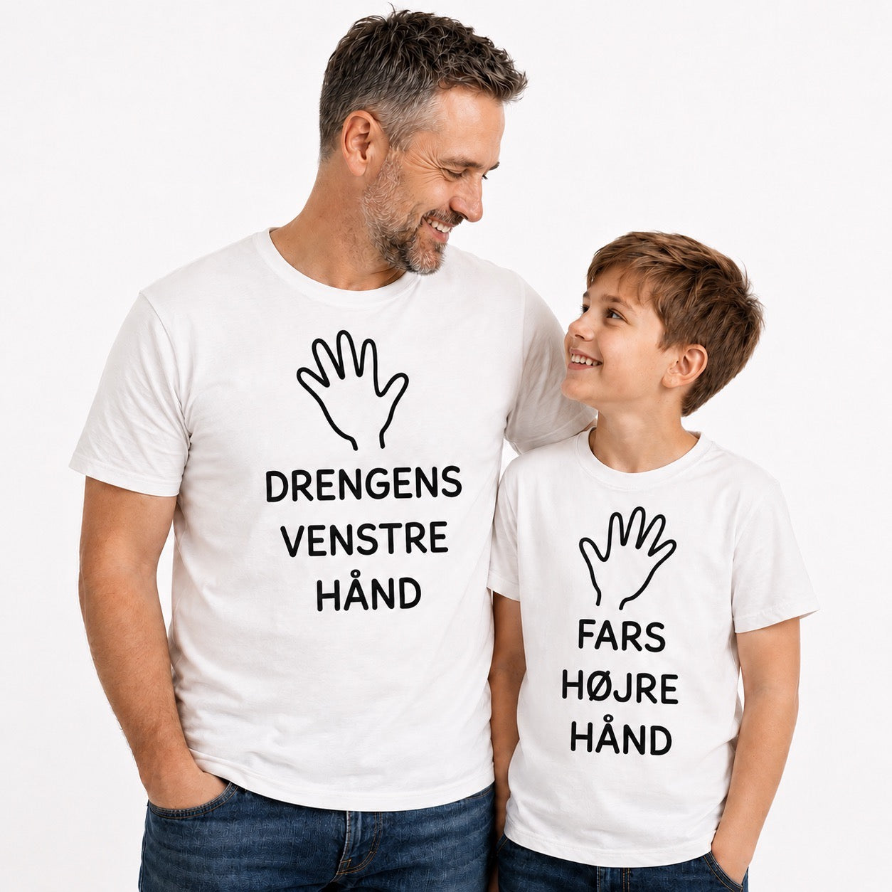 Mini-Match® – Drengens venstre hånd & Fars højre hånd