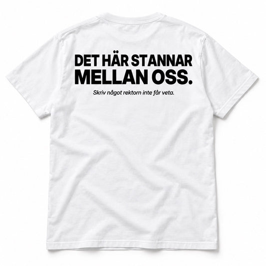Det här stannar mellan oss – Student T-shirt 2027