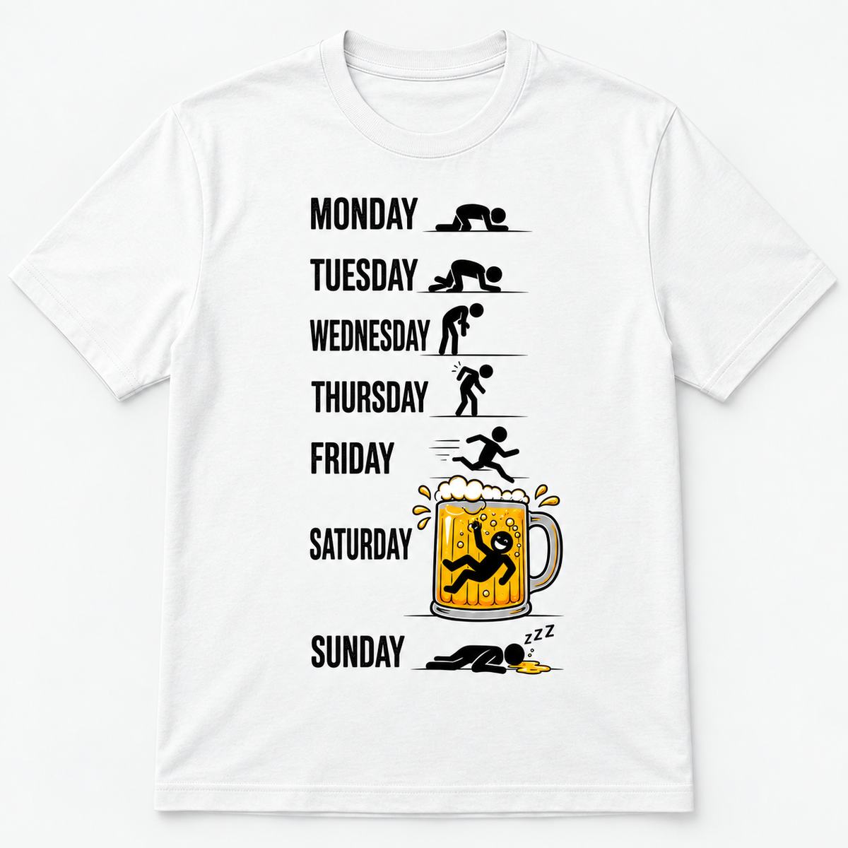 The Week in a Nutshell – Funny Beer T-shirt