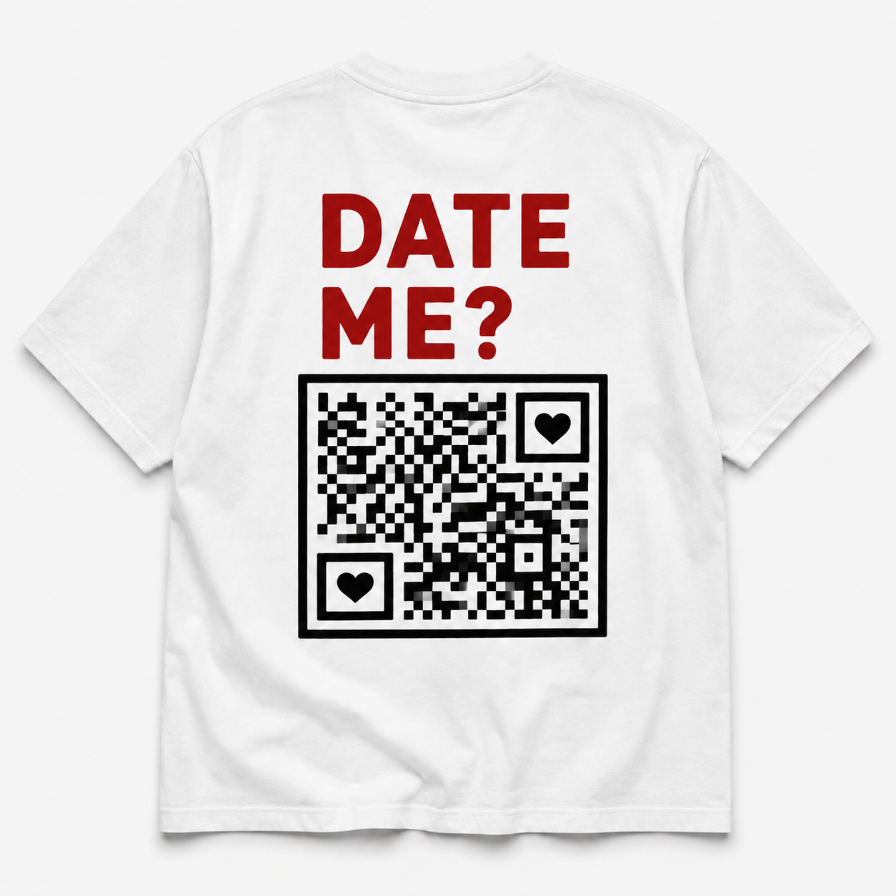 Date Me? – T-shirt with QR Code