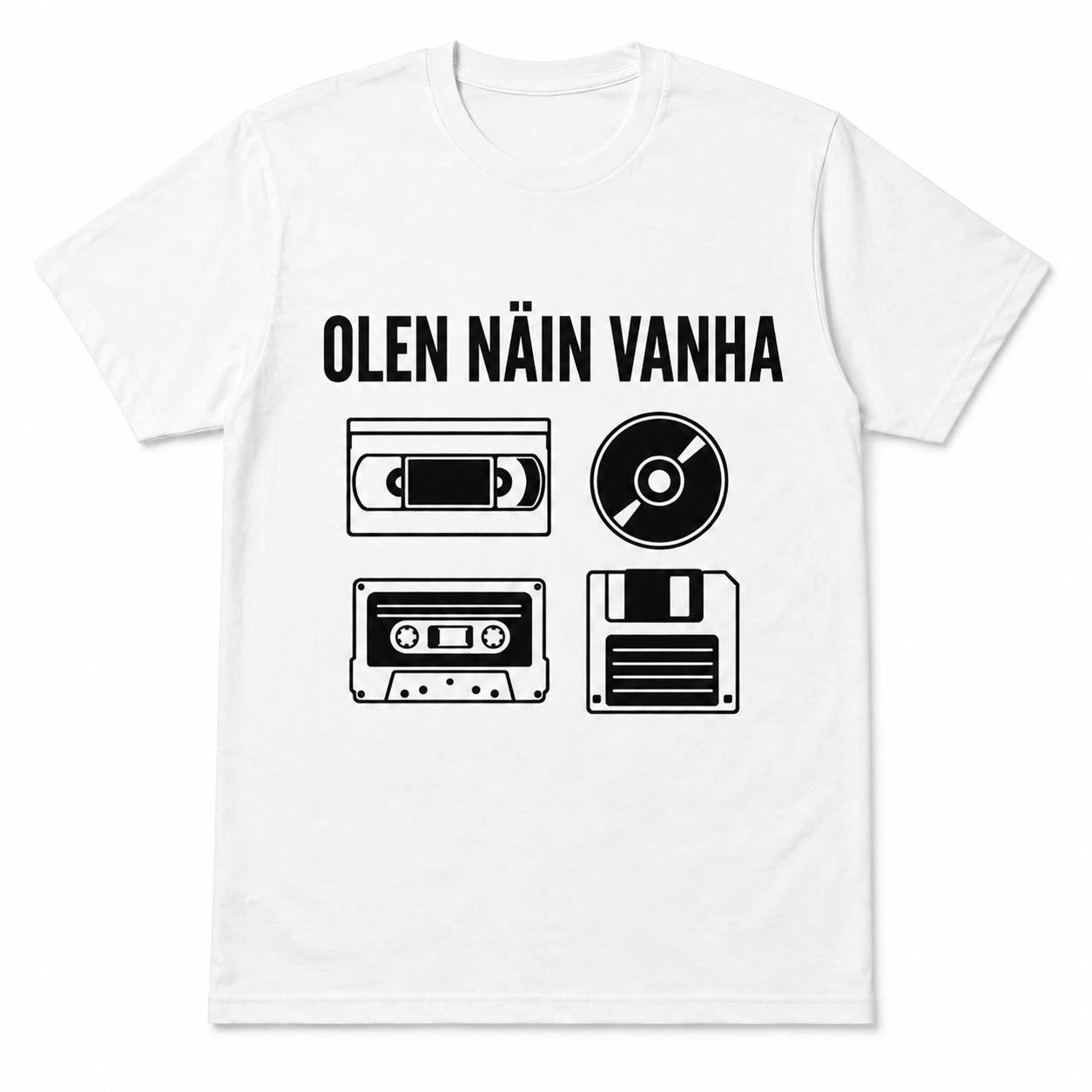 Olen näin vanha – Retro T-paita
