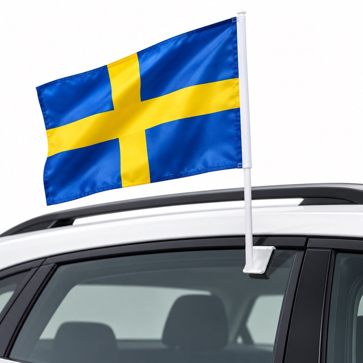 Bilflagga till studenten – för sidofönster