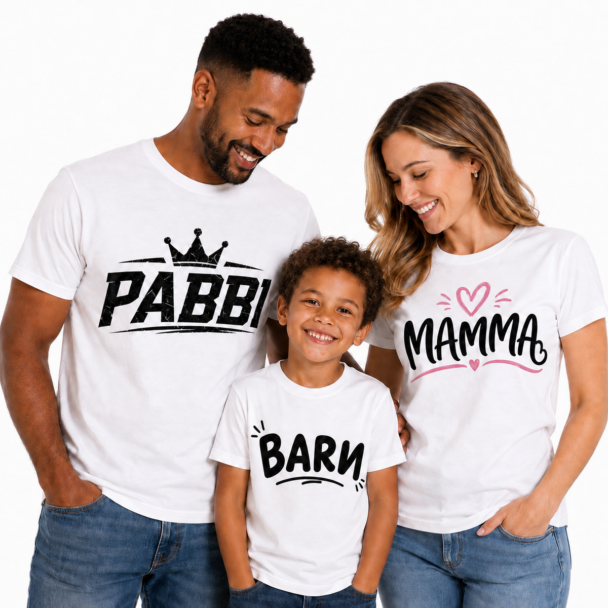 Mini-Match® – Pabbi / Mamma / Barn (2 hönnun)