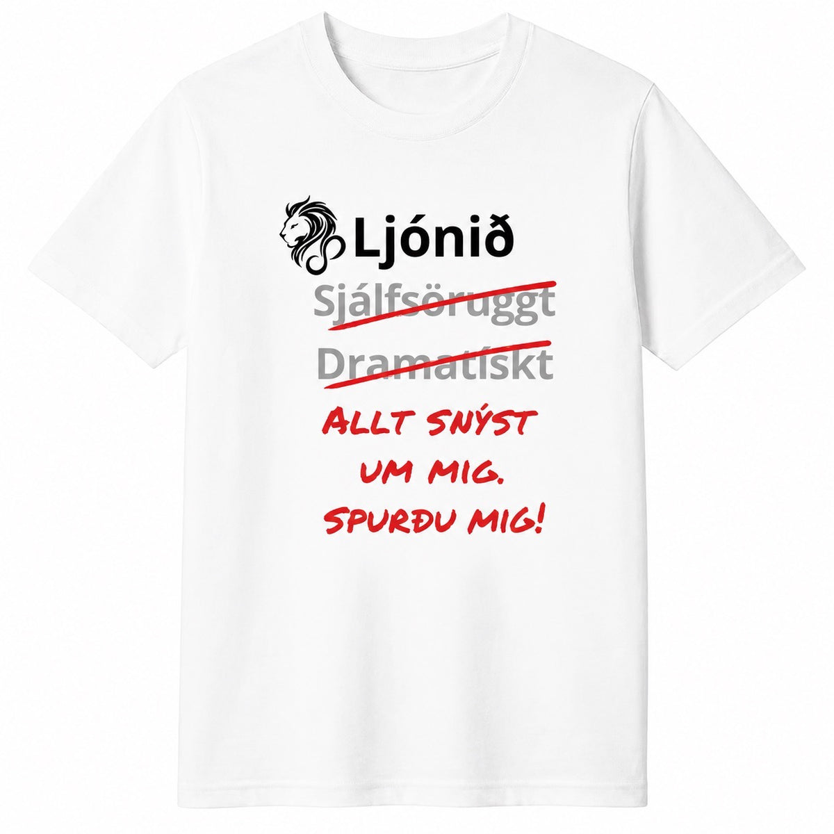 Ljónið stjörnuspárbolur – Allt snýst um mig