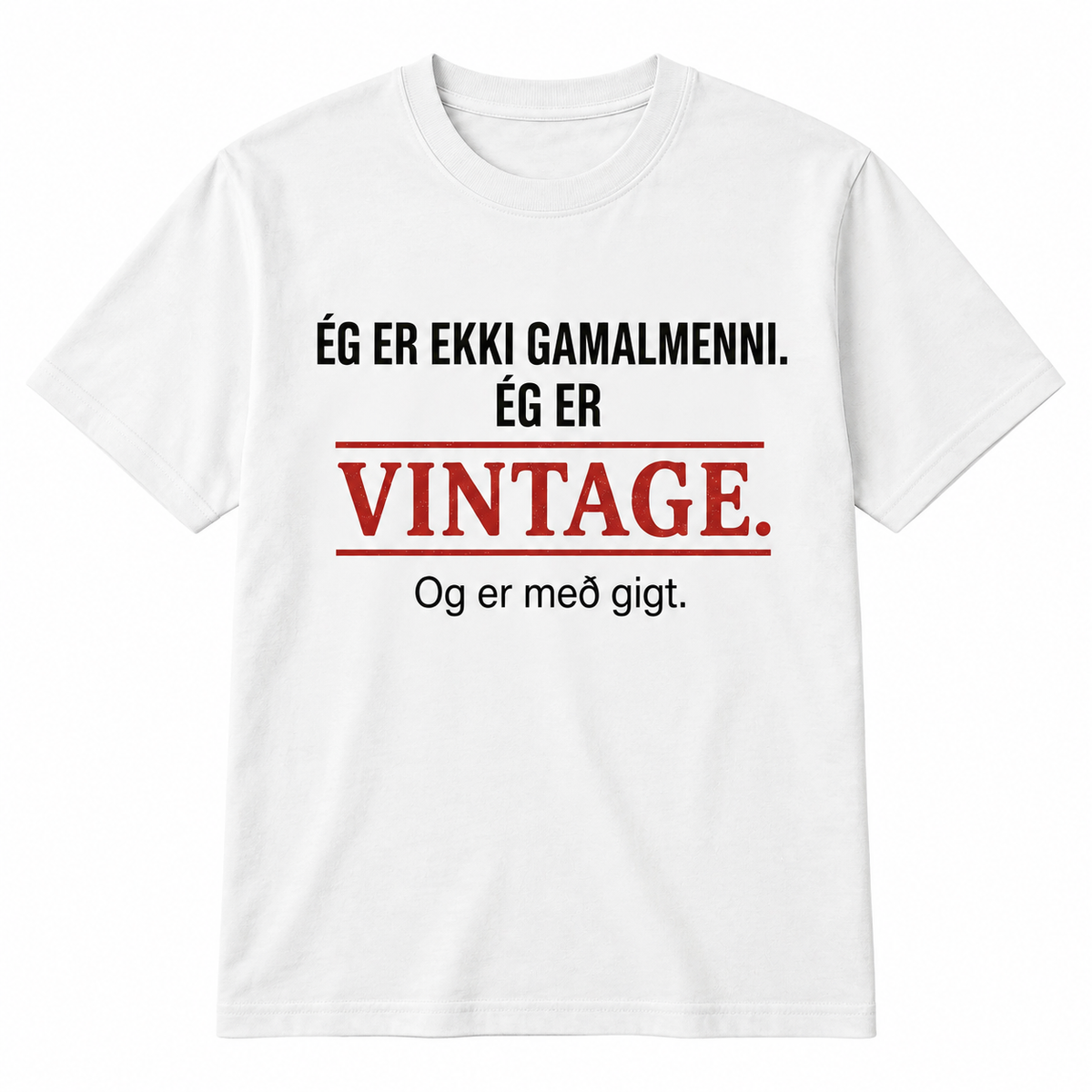Vintage bolur – Ég er ekki gamall, ég er vintage