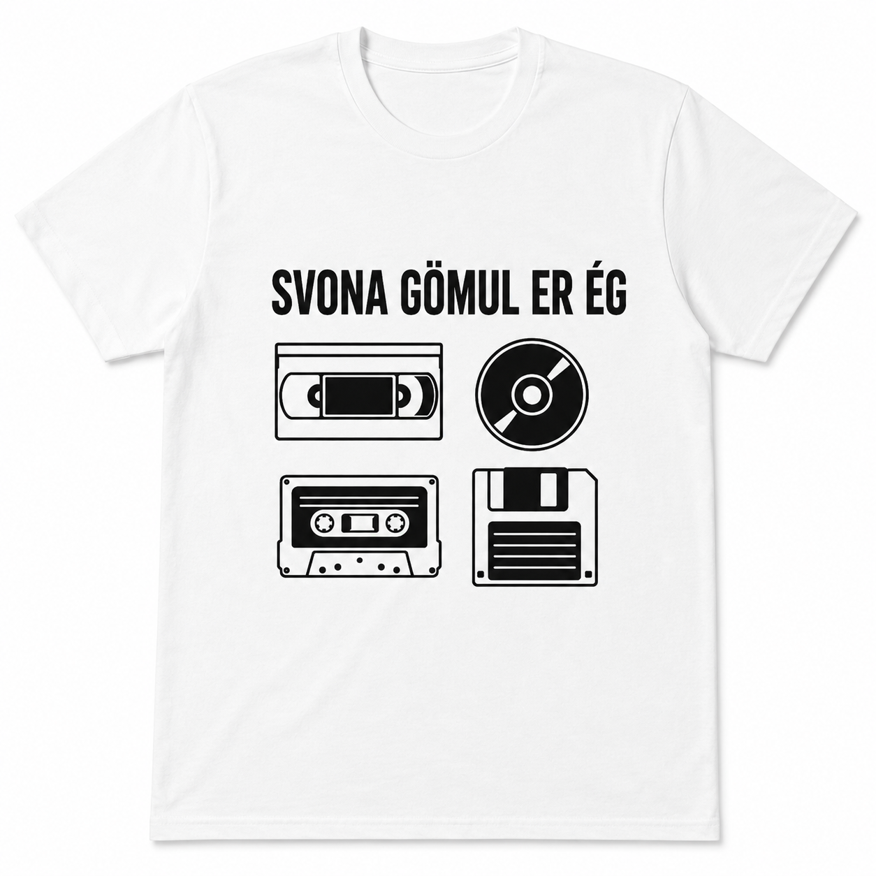 Ég er svona gamall – Retro stuttermabolur