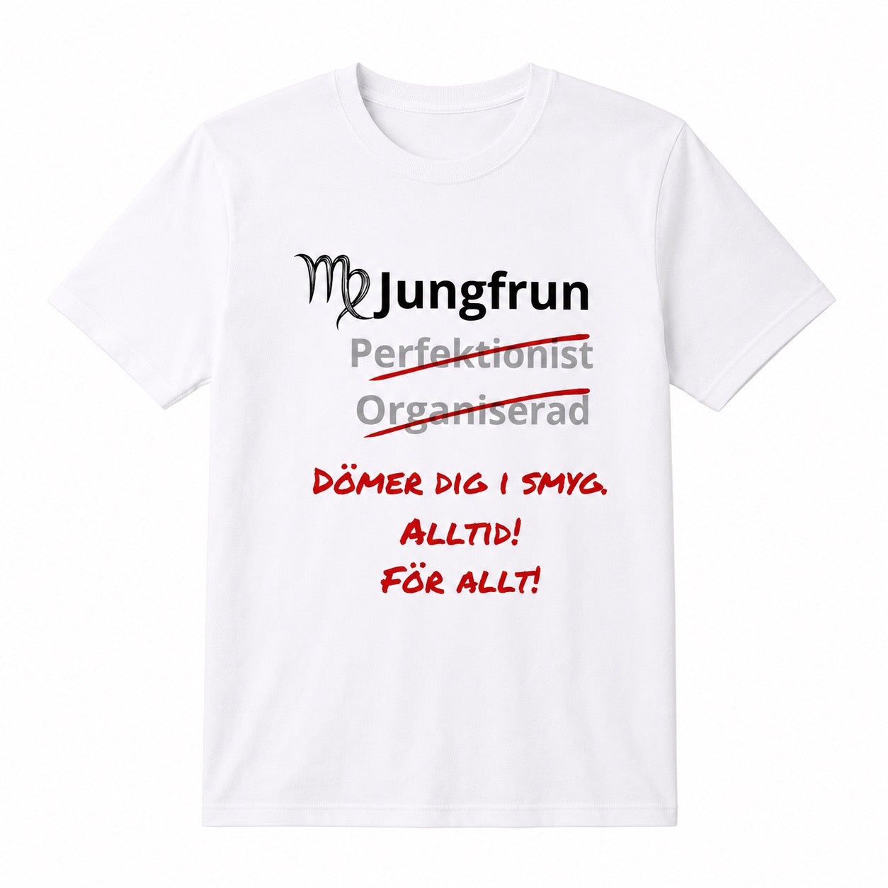 Jungfrun horoskop t-shirt – Dömer dig i smyg