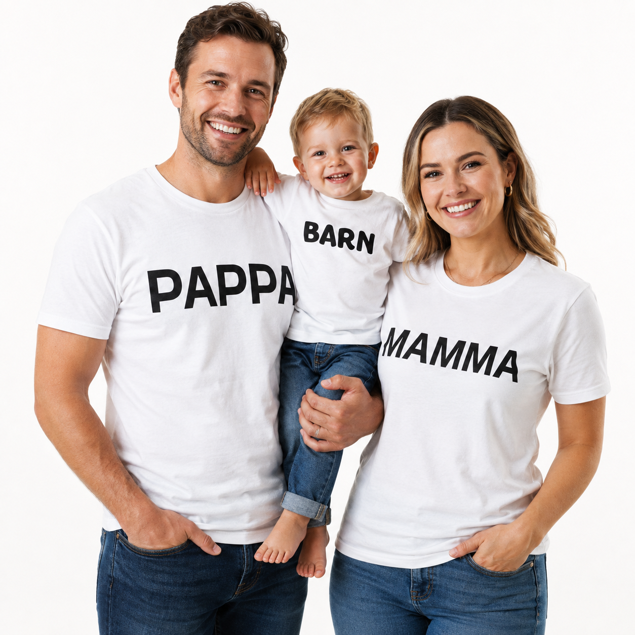 Mini-Match® – Mamma / Pappa /  Barn (2 designer)