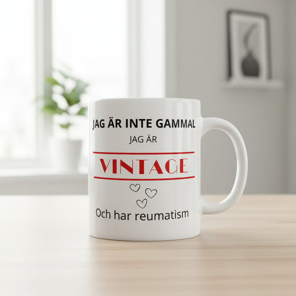 Mugg med tryck (32 designer)