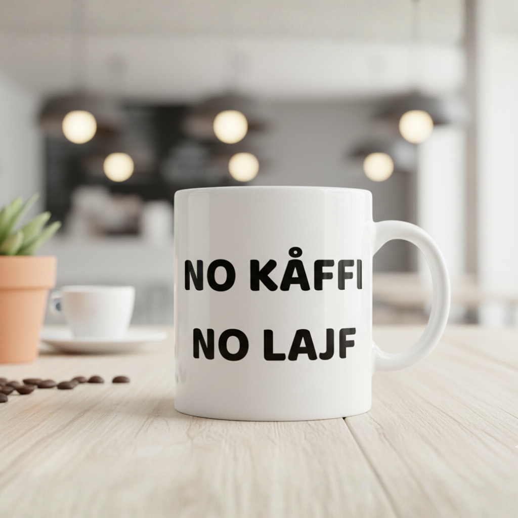 Mugg med tryck - Svengelska Edition (45 designer)