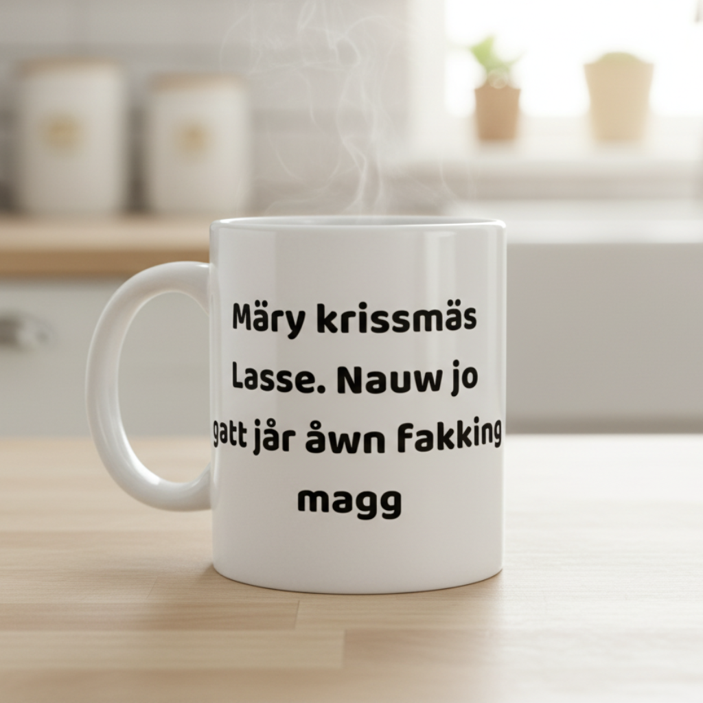 Mugg med tryck - Svengelska Edition (45 designer)