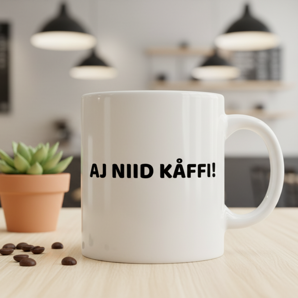 Mugg med tryck - Svengelska Edition (45 designer)