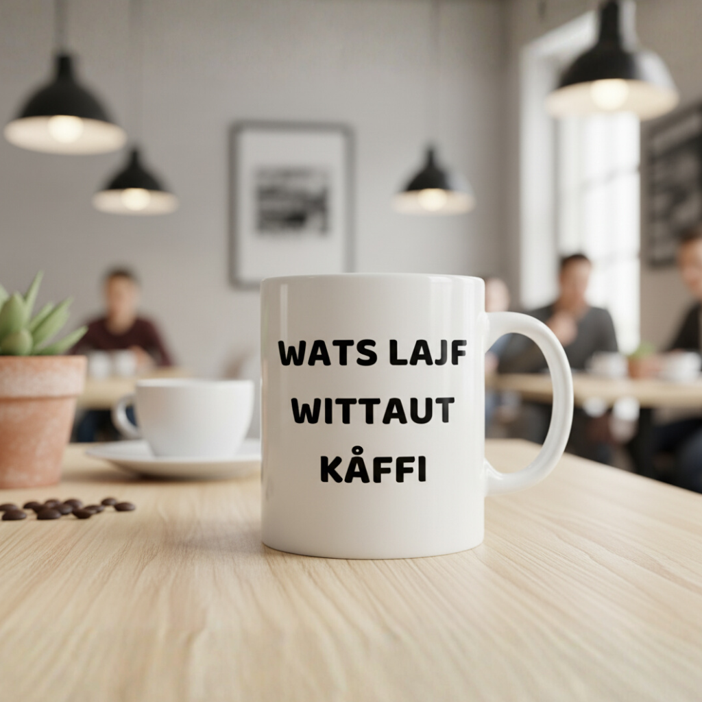 Mugg med tryck - Svengelska Edition (45 designer)