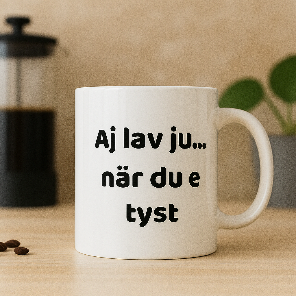 Mugg med tryck - Svengelska Edition (45 designer)
