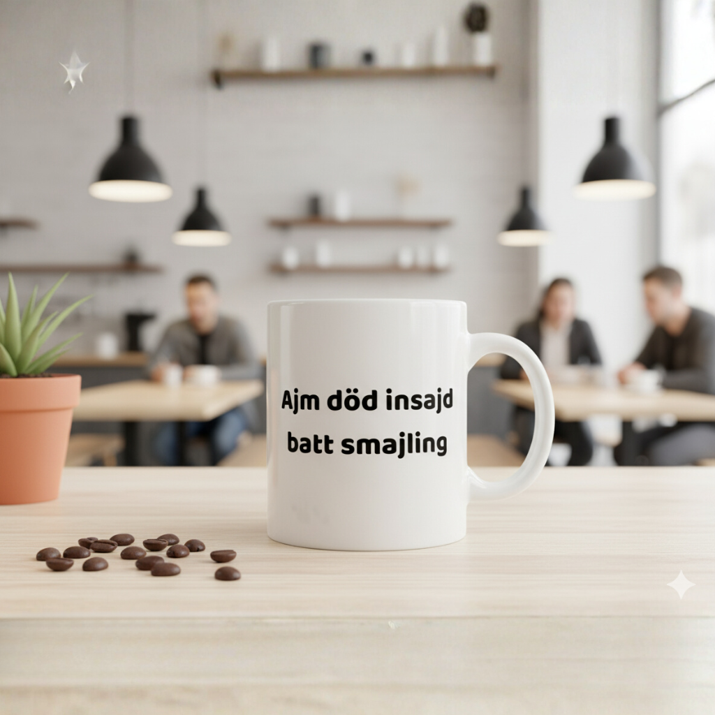 Mugg med tryck - Svengelska Edition (45 designer)