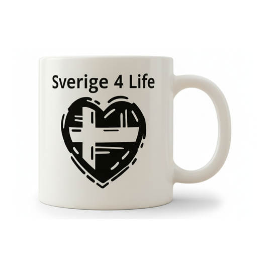 Sverige 4 Life – Mugg med svensk design