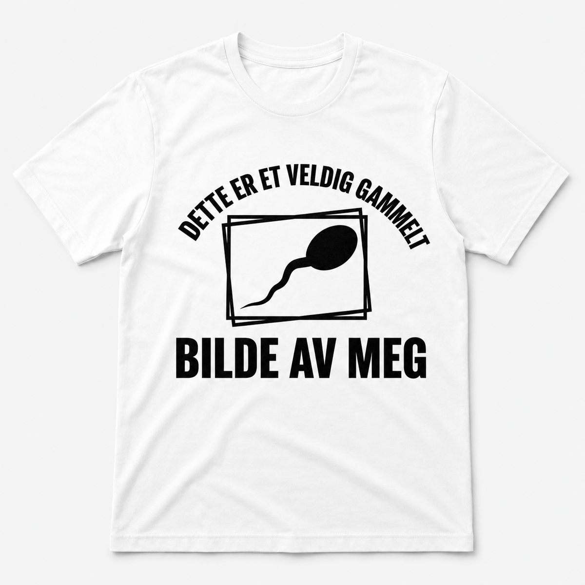 Veldig gammelt bilde av meg – Morsom t-skjorte