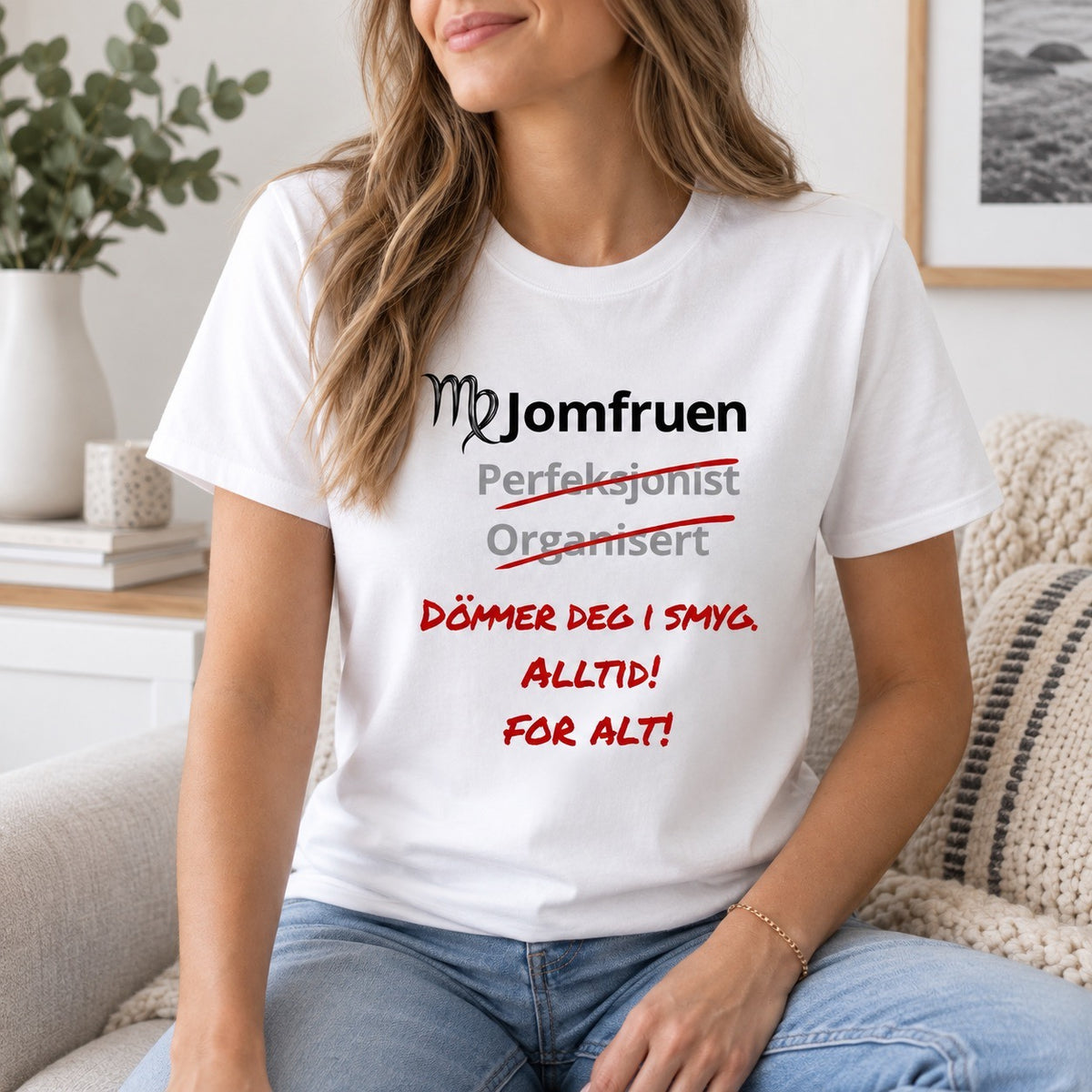 Jomfruen horoskop t-skjorte – Dømmer deg i smug