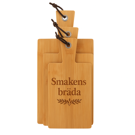 Skärbrädor Bambu 3-p