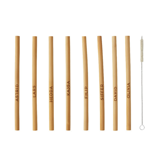 Sugrör Bambu  - 8st