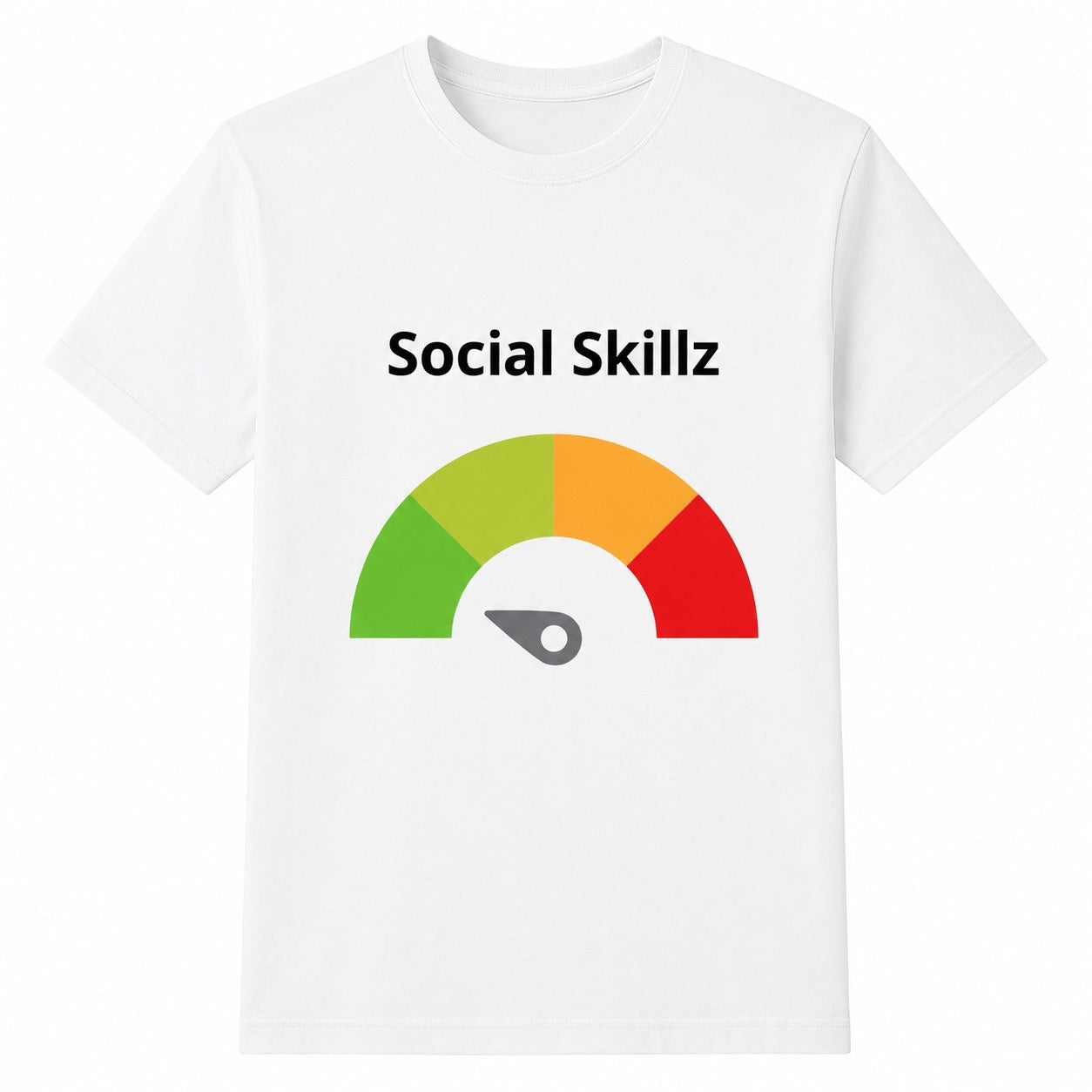 Social Skillz t-shirt med valbart motiv