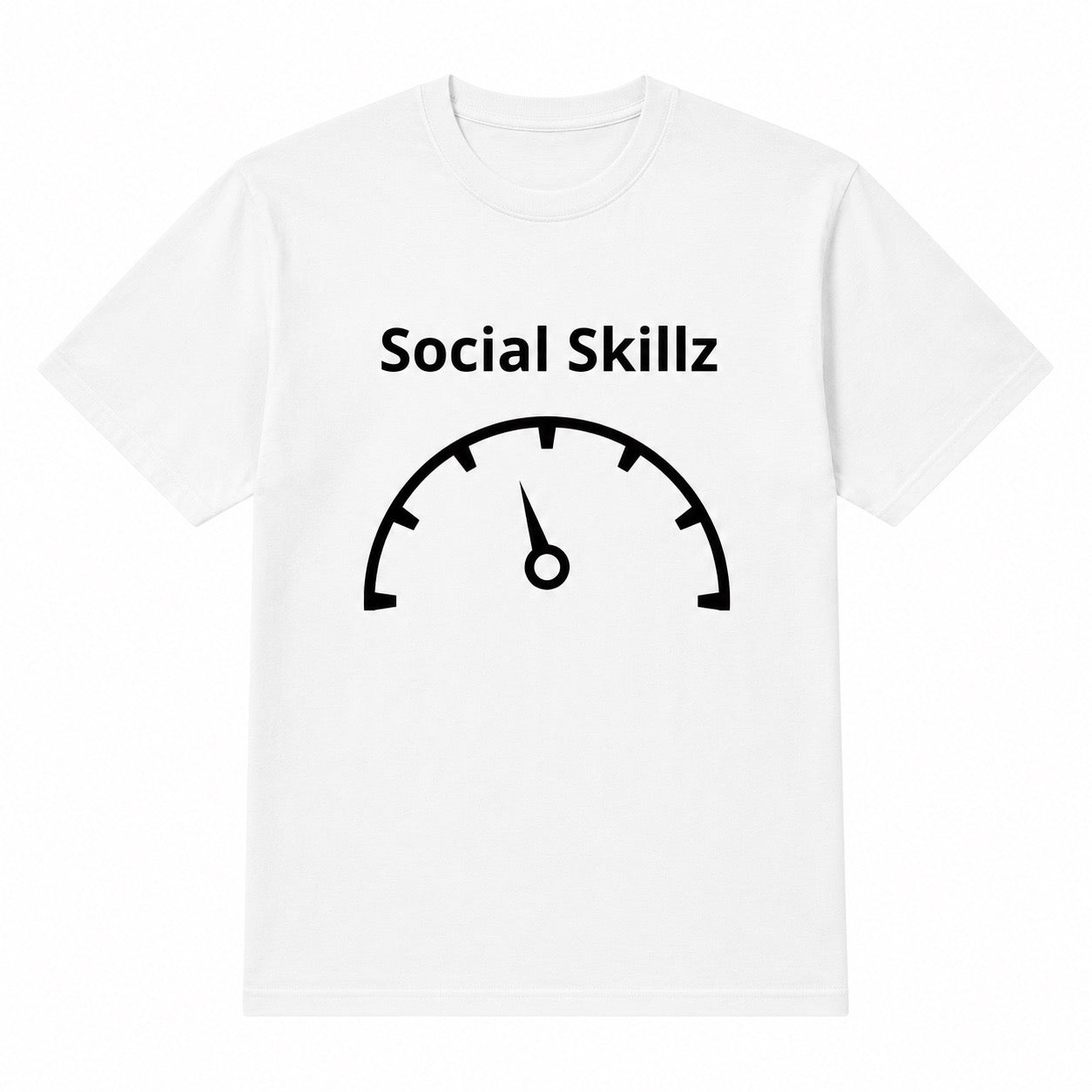 Social Skillz t-shirt med valbart motiv