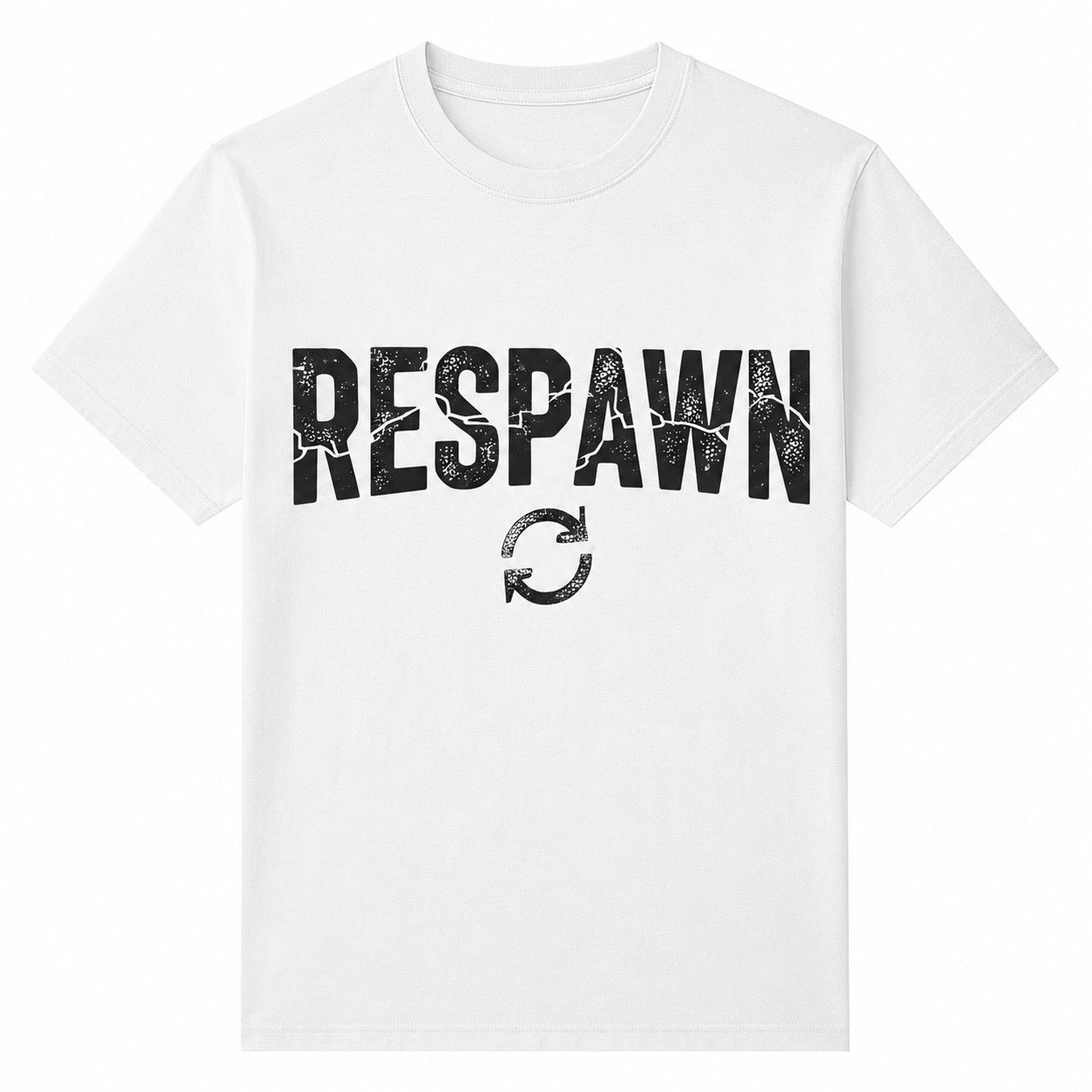 Respawn t-shirt med valbart motiv