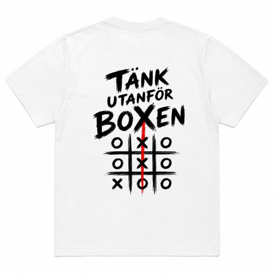 Tænk ud af boksen – Sjov t-shirt