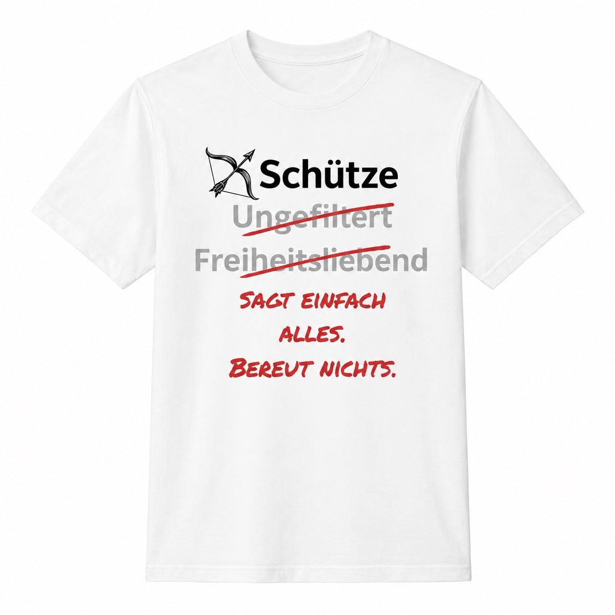 Schütze Horoskop-T-Shirt – Sagt einfach alles