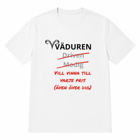 Väduren horoskop t-shirt – Vill vinna till varje pris