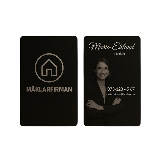 Visitkort Premium - Aluminium